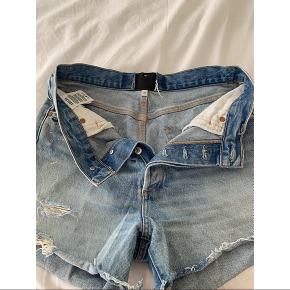 Sold!! Agolde Dee Super High Rise Short Ricochet - Picture 3 of 5